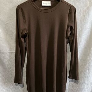 No Boundaries Chocolate Ribbed Top